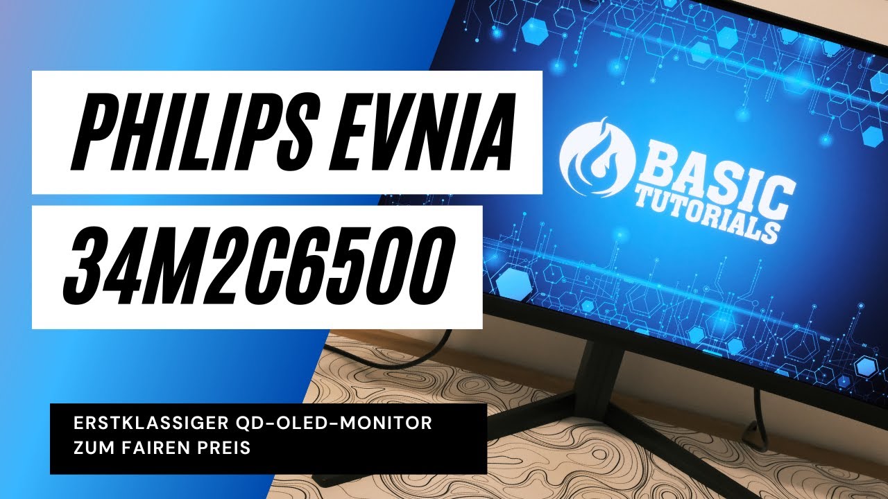 PHILIPS Evnia 34M2C6500 Test: QD-OLED-Monitor zum günstigen Preis