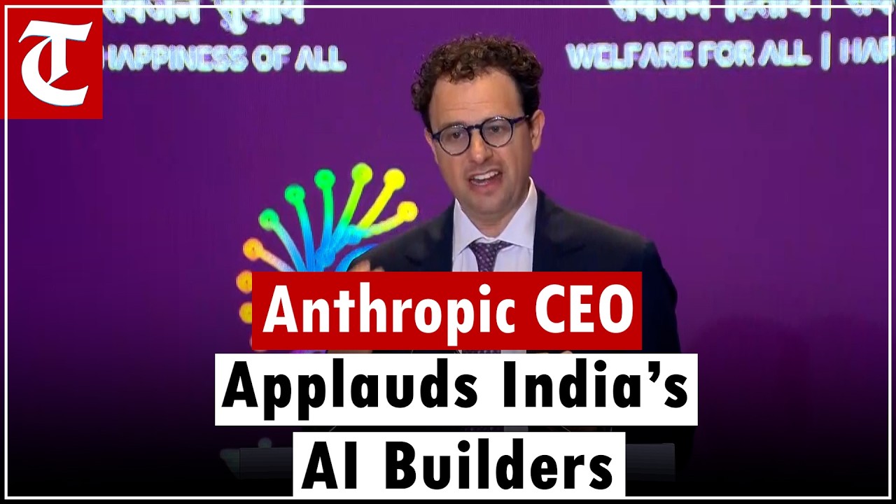 Anthropic CEO Dario Amodei at AI Summit: 