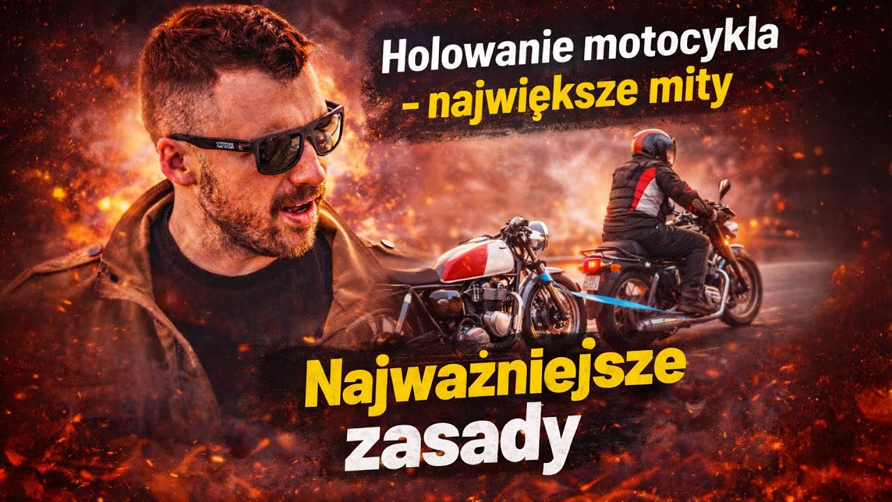 Holowanie motocykla. Najlepszy sposób - warto go znać, aby przeżyć