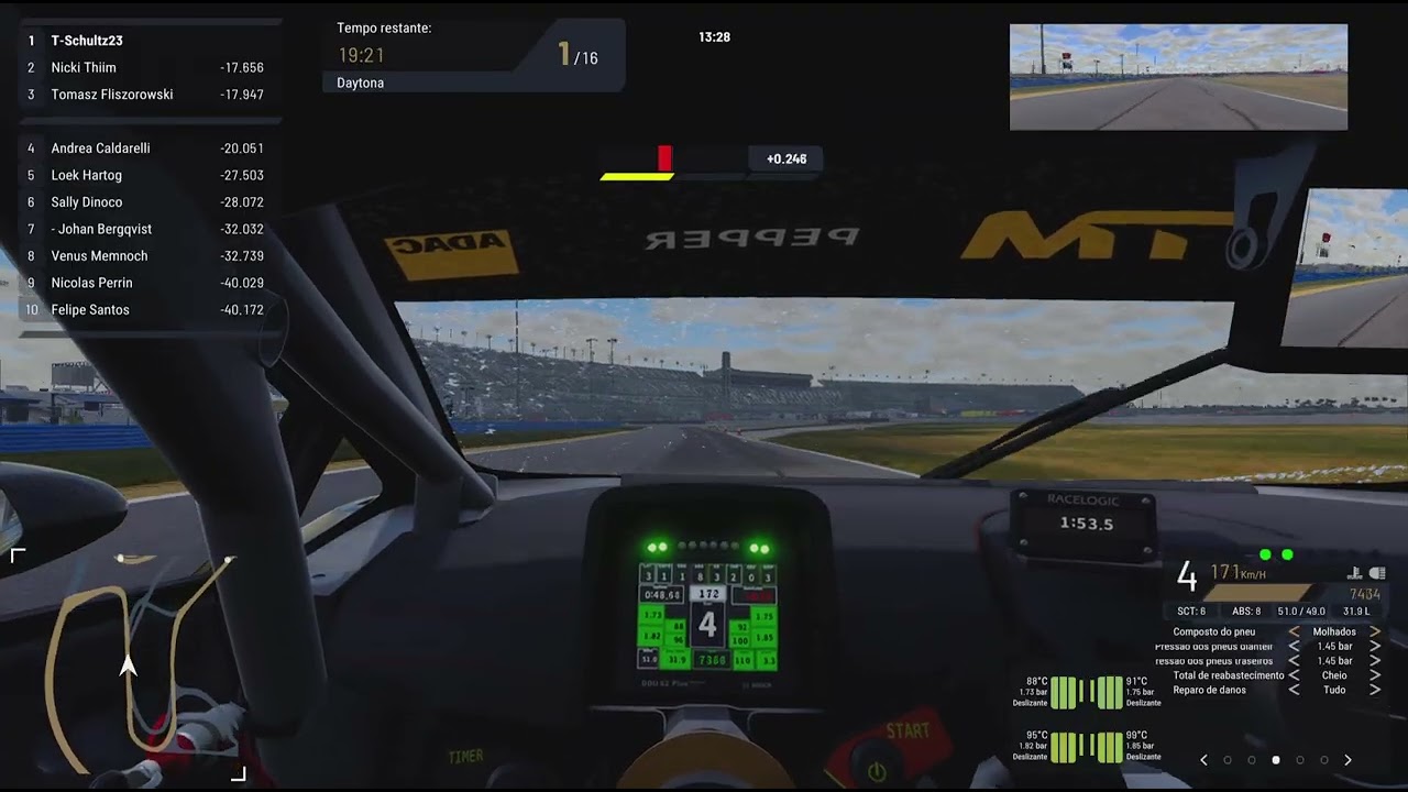 Project Motor Racing gameplay Deytona Lamborghini