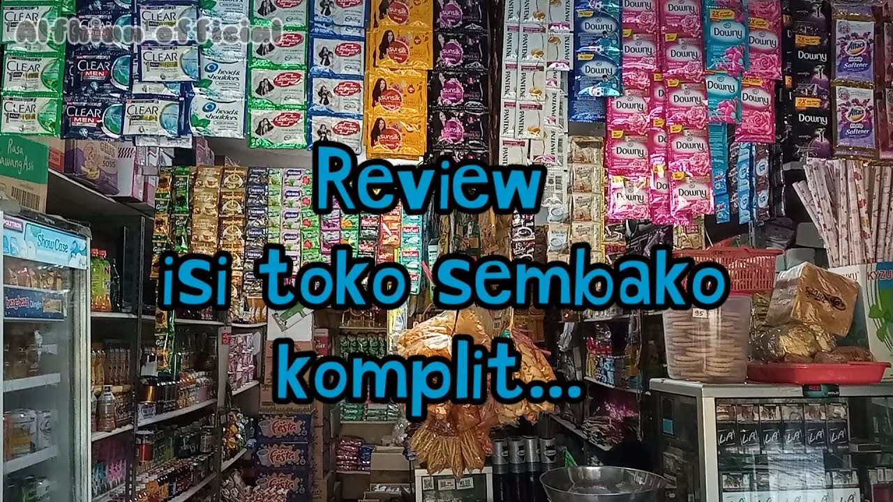 Review isi toko sembako komplit