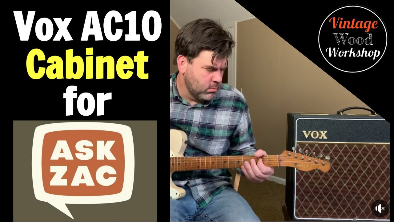 Building a Custom Vox Cabinet for Zac Childs' 1964 AC10