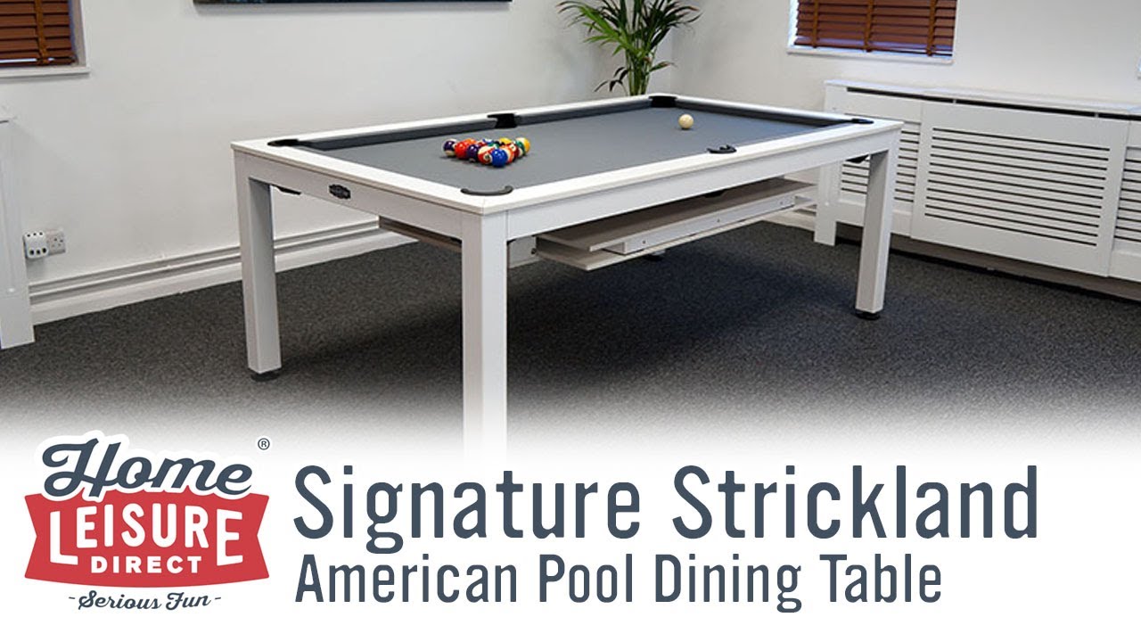 Signature Strickland American Pool Dining Table