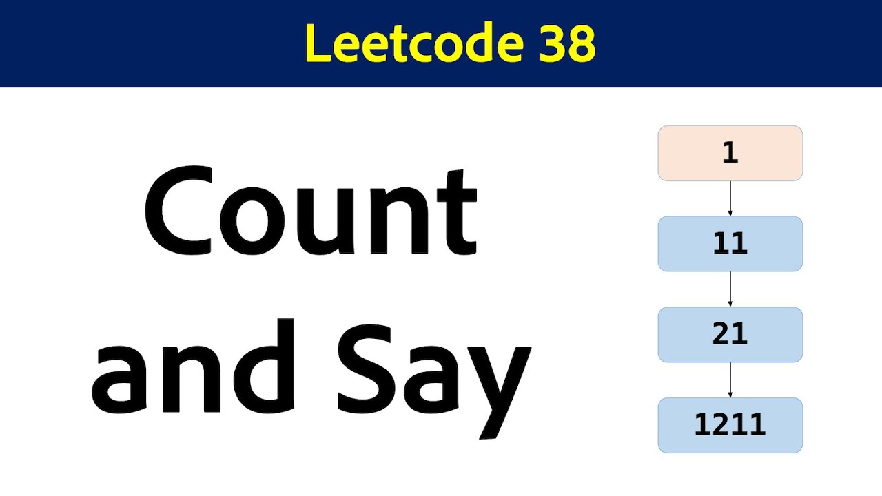 Count and Say || Leetcode 38