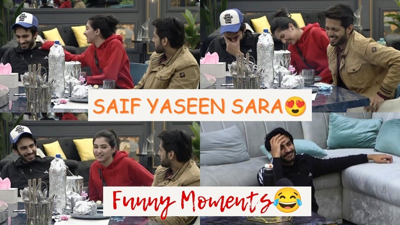 Most Funny Moments 😂 Saif Yaseen & Sara | Last Dinner Together | UNCUT EP 63 #tamashaseason4 