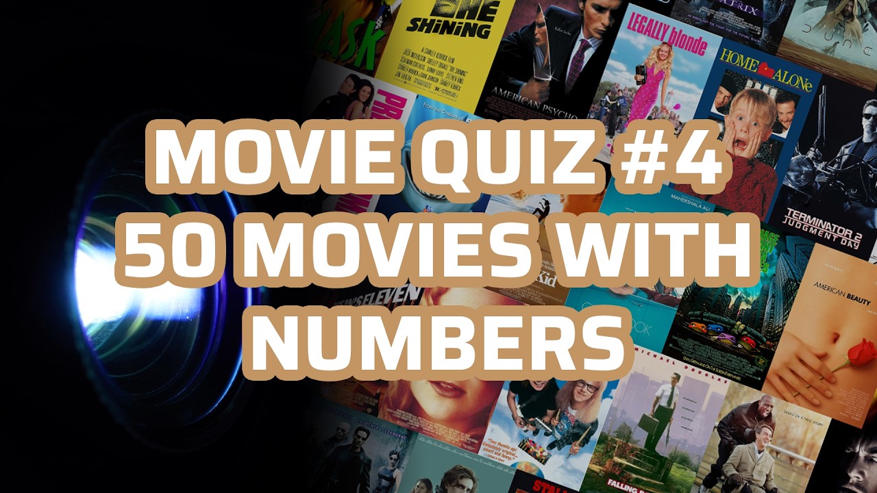 Movie Quiz #04 Guess 50 movies with a number in the title