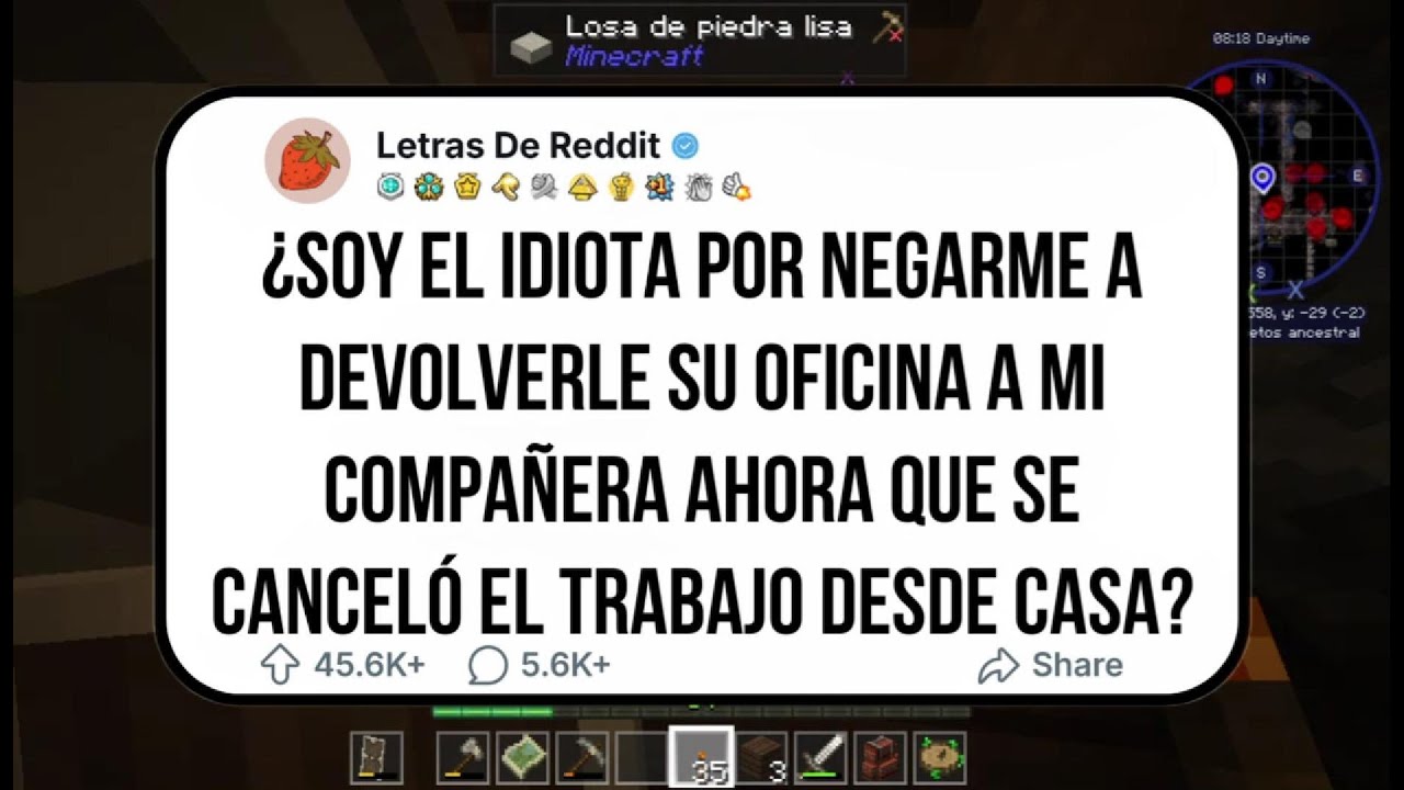 SOY EL IDIOTA POR NEGARME A DEVOLVER SU OFCINA A MI COMPA&Ntilde;ERA
