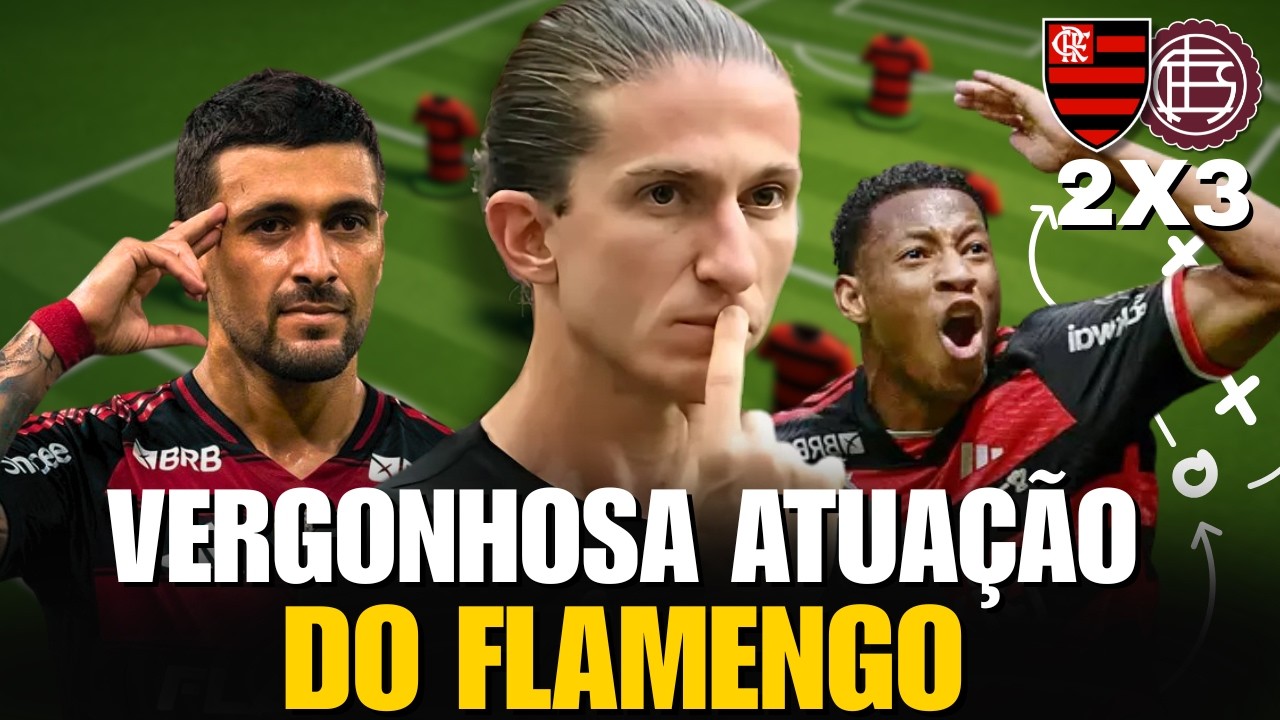 ESCALAÇÃO PÉSSIMA DE FILIPE LUIS FLAMENGO PERDE FINAL PRO LANUS
