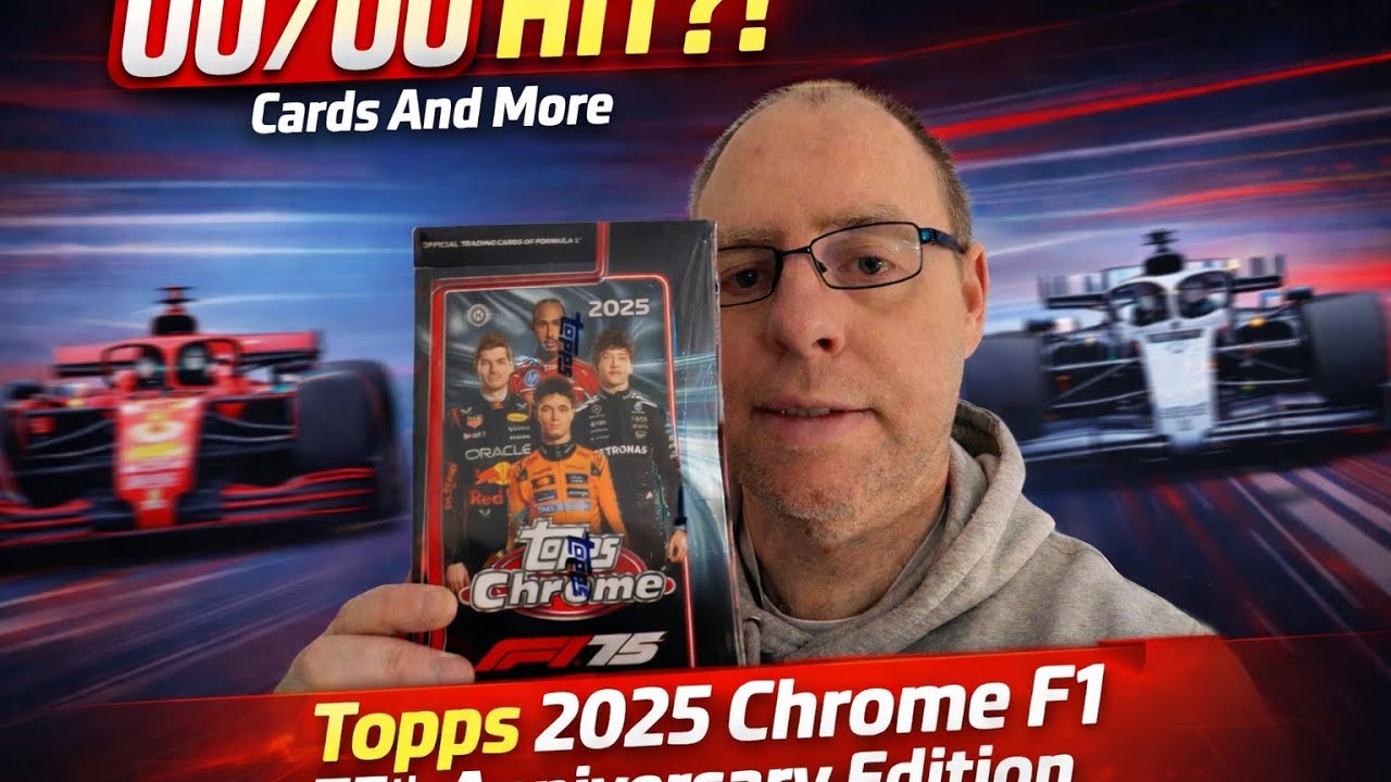 Mysterious 00/00 & Low Numbered Lando Card - Topps 2025 F1 Chrome 75th Anniversary Hobby Box