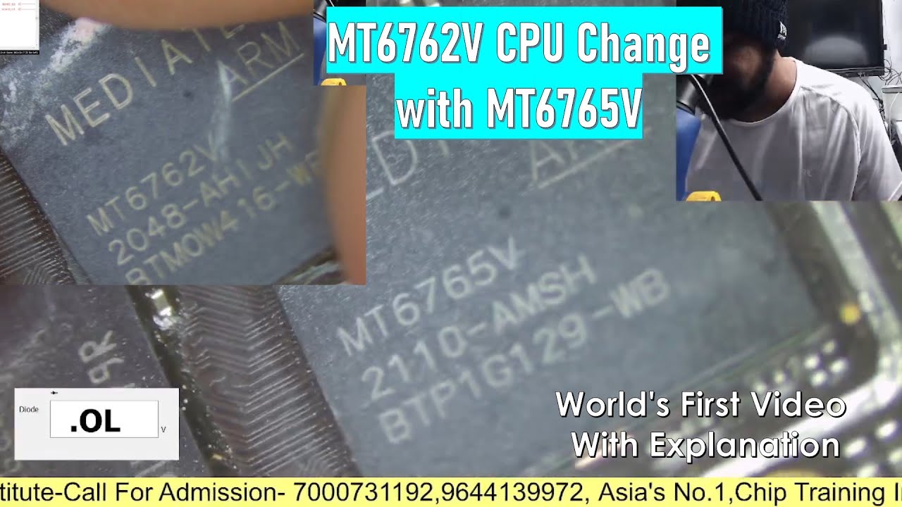MTK CPU change Without  Flashing/Programming -set on ( Only Practically (R&D) Worlds First Video