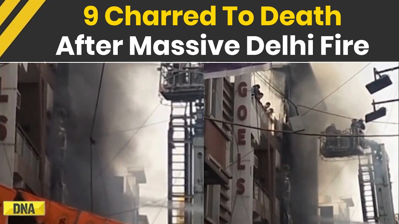 Delhi News: Massive Fire Breaks Out At Palam Building, 9 Dead Including Children | Palam Fire