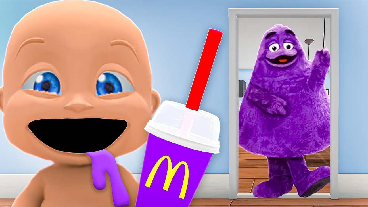DZIECKO Spotkało GRIMACE SHAKE 😍😍