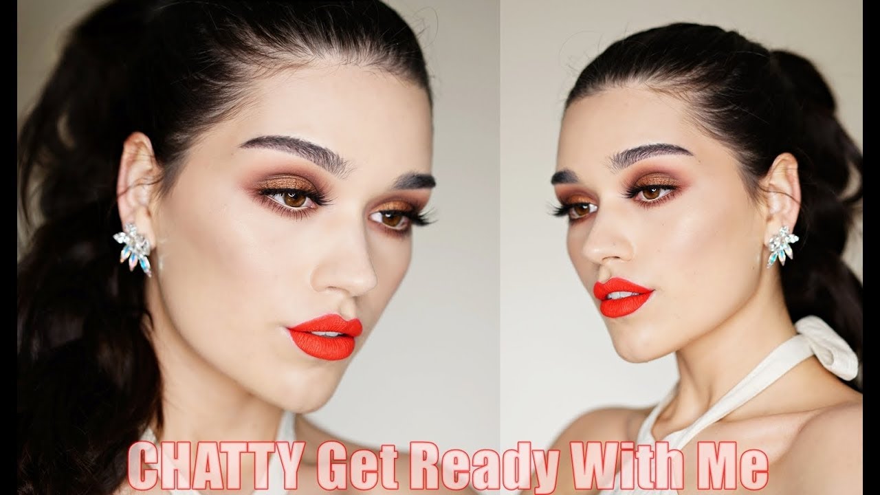Chatty GRWM | Spanish Movies | Bronze Eyes and Bright Lip