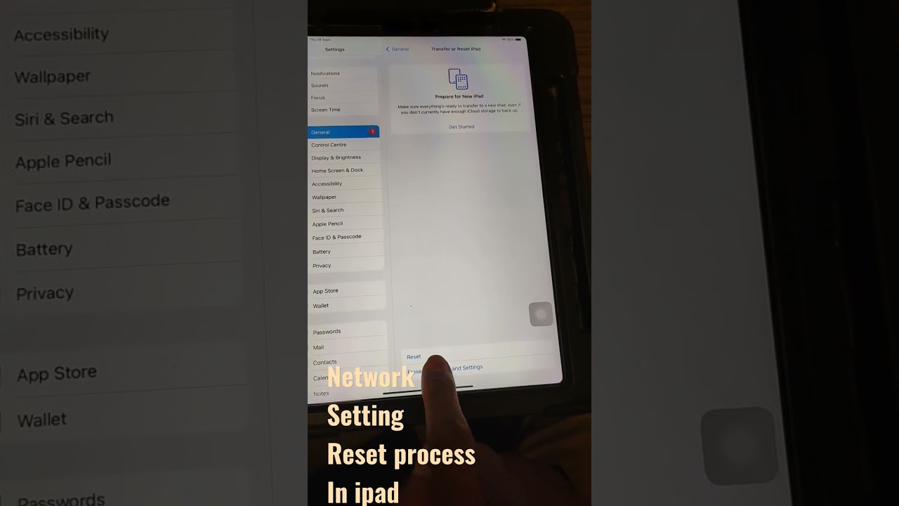 How to Reset Network Setting on ipad 2022