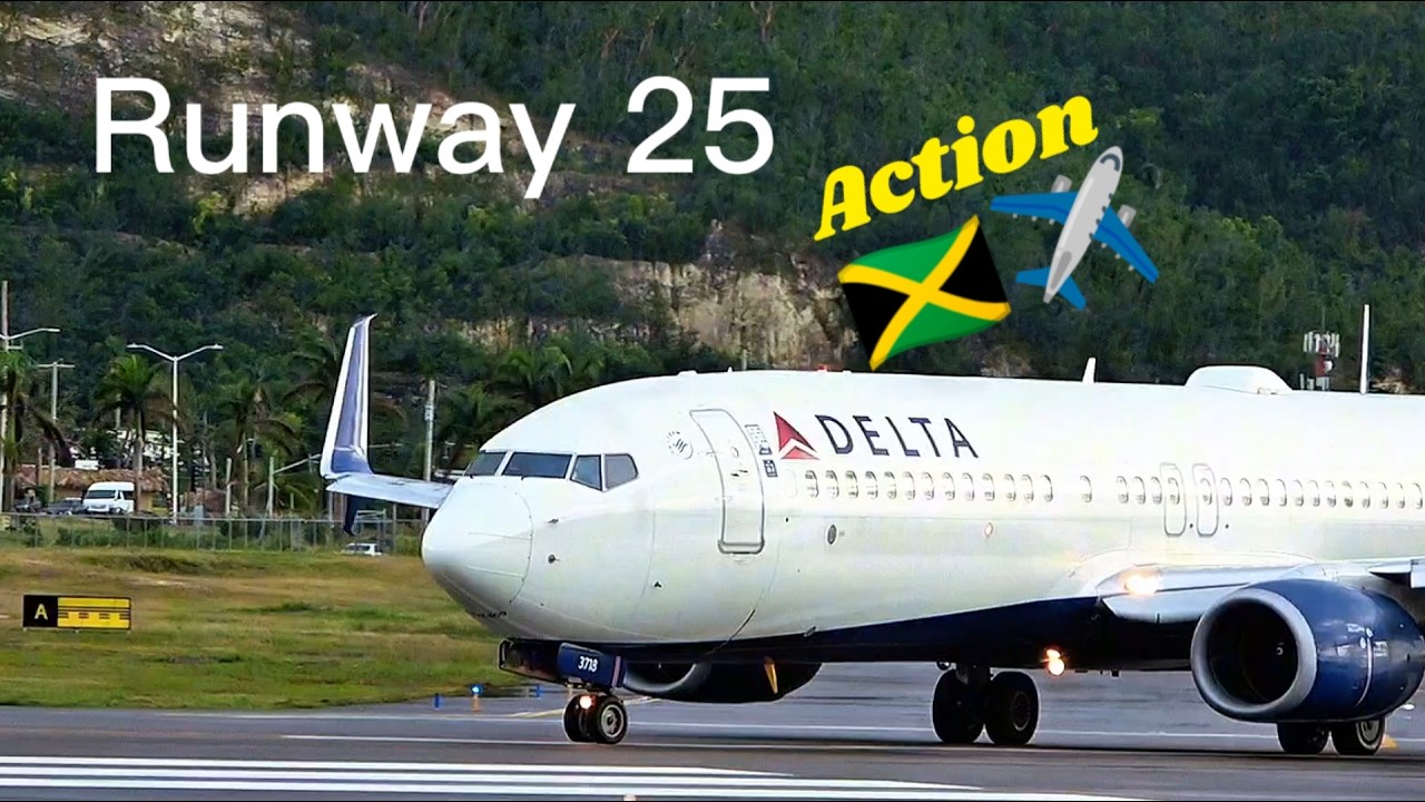 Удивительное наблюдение за самолётами ✈️🇯🇲 Монтего-Бей, Ямайка
