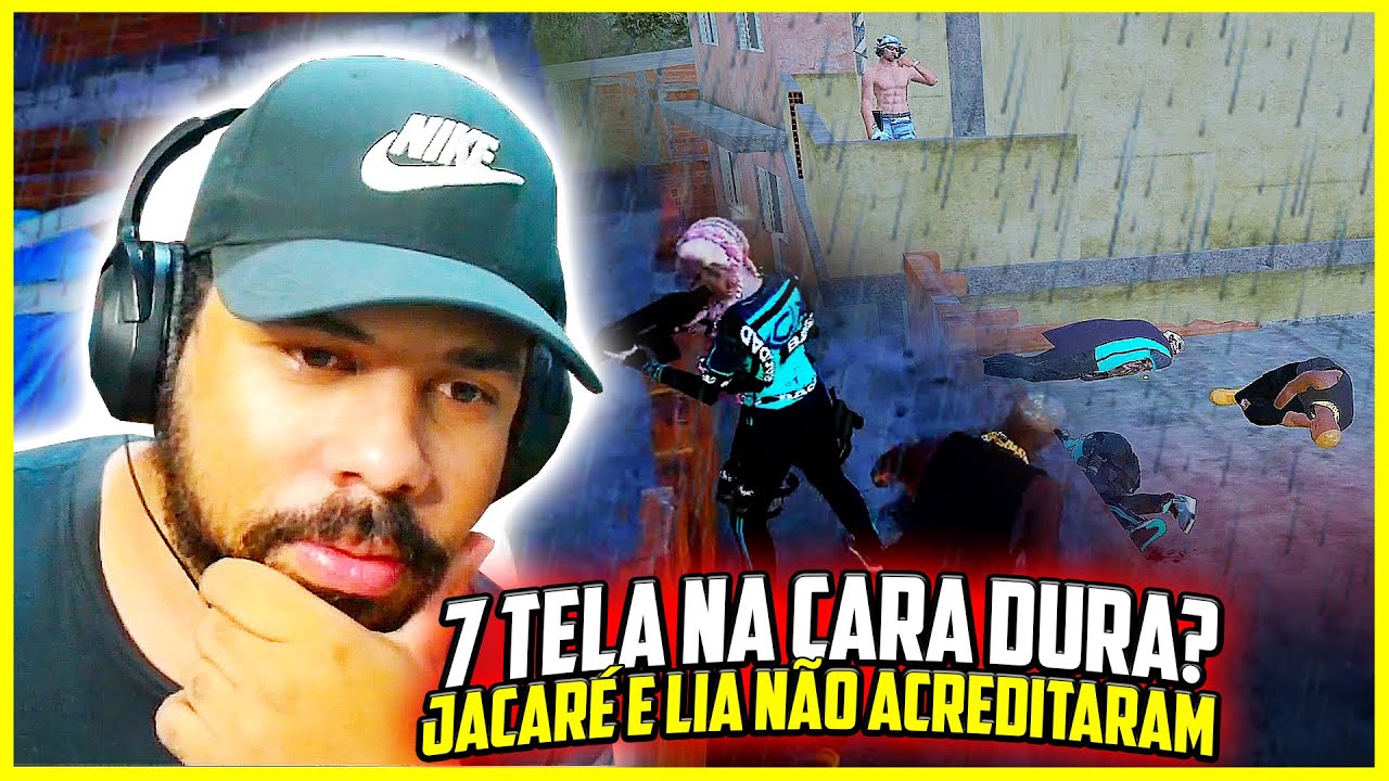 7 TELA na CARA DURA?🔥 JACAR&Eacute; E LIA FICARAM INDIGNADOS COM SUPOSTO 7 TELA NA CAPITAL CITY GTA RP