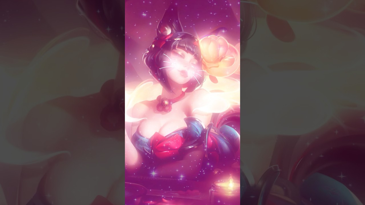 Pulling the new Ahri skin - After Hours Spirit Blossom Springs Ahri Skin
