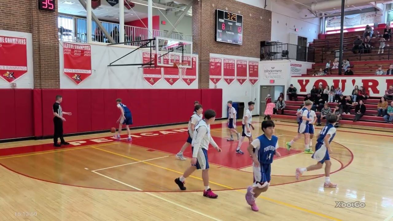 Ponderosa boys basketball varsity vs Pondo part 1 