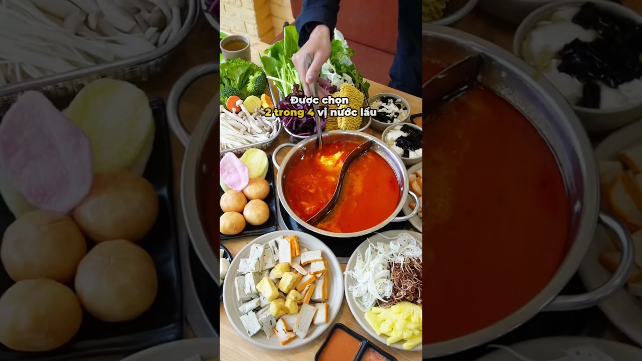 Buffet lẩu chay hơn 50 m&oacute;n chỉ 79🐠📍Buffet chay Gen Z 🥦🥬🥕#hgning #eatwhning #buffetchay #buffet