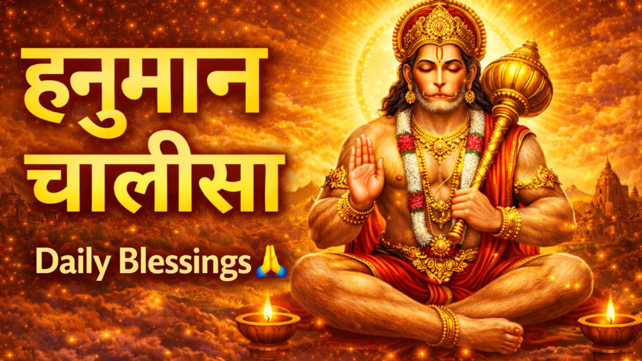 श्री हनुमान चालीसा 🙏 | मधुर महिला आवाज