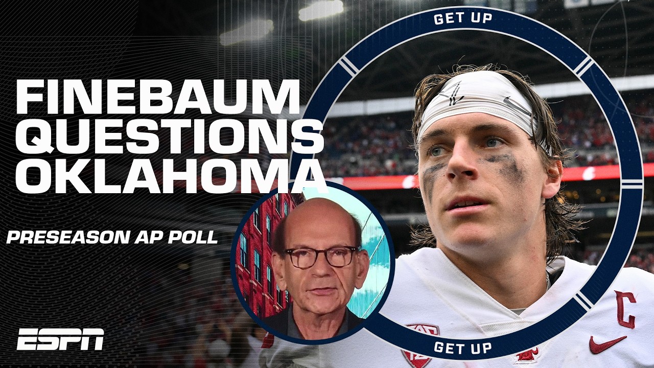 Finebaum says No. 10 Oklahoma will be UNRANKED by the end of the season 😳 | Get Up
