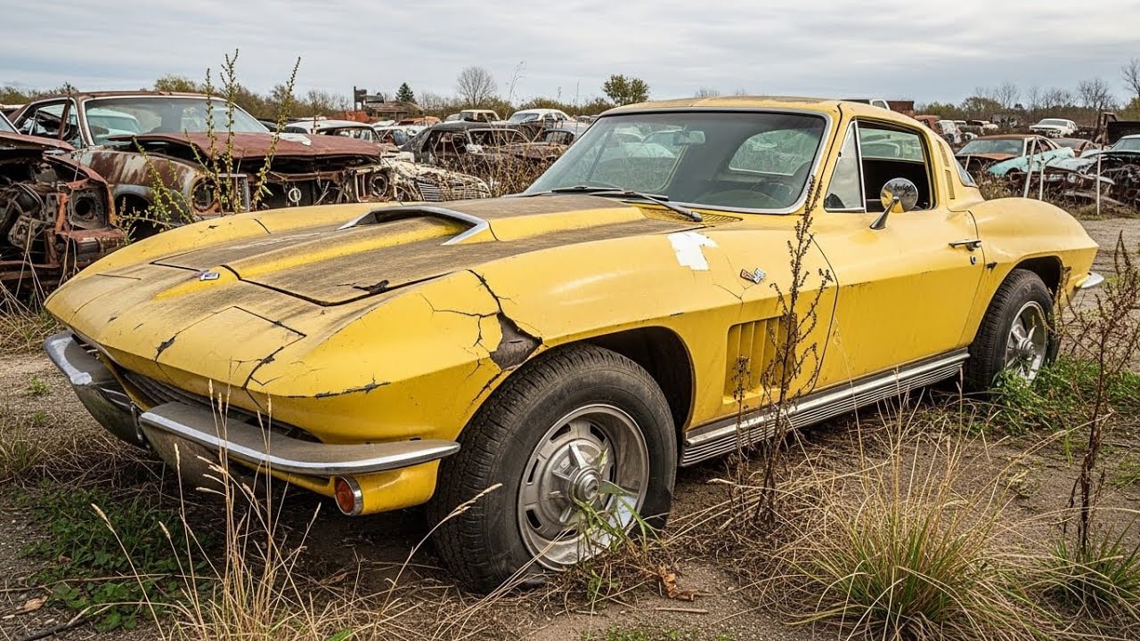 Restauración ASMR Total: Corvette Grand Sport 1963 de Chatarra a Obra Maestra