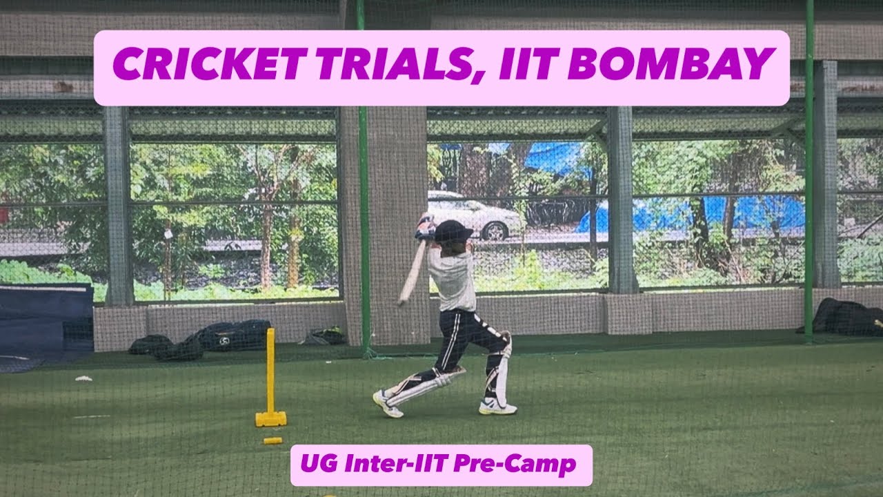 Cricket Trials, IIT Bombay | UG Inter IIT Pre Camp Trials #cricket #iit #jee #iitbombay