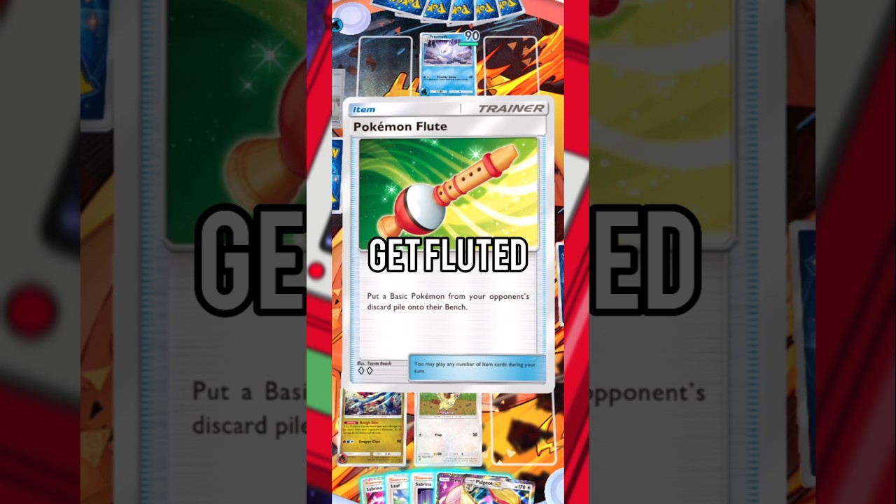 Pok&eacute;mon Flute is OP!? #pokemontcg