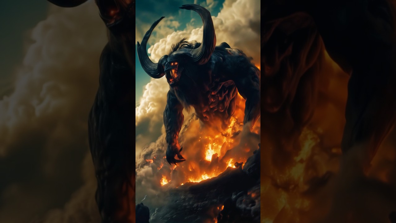 Biblically Accurate Beast from the Earth 🔥🌍  (Revelation 13:11-13 📖)