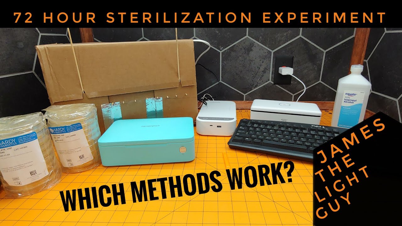 Testing Different Sterilization Methods Using Bacterial Growth Cultures