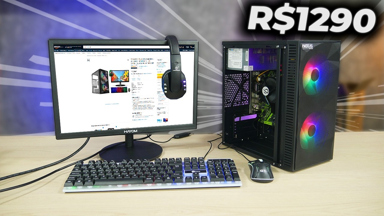 COMPREI UM PC GAMER COMPLETO POR R$1290 NA INTERNET...PRESTA?
