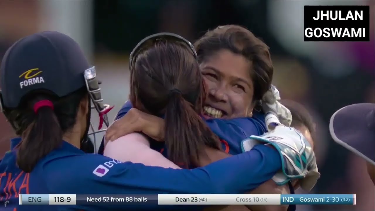 Jhulan Goswami Last Over Last Match
