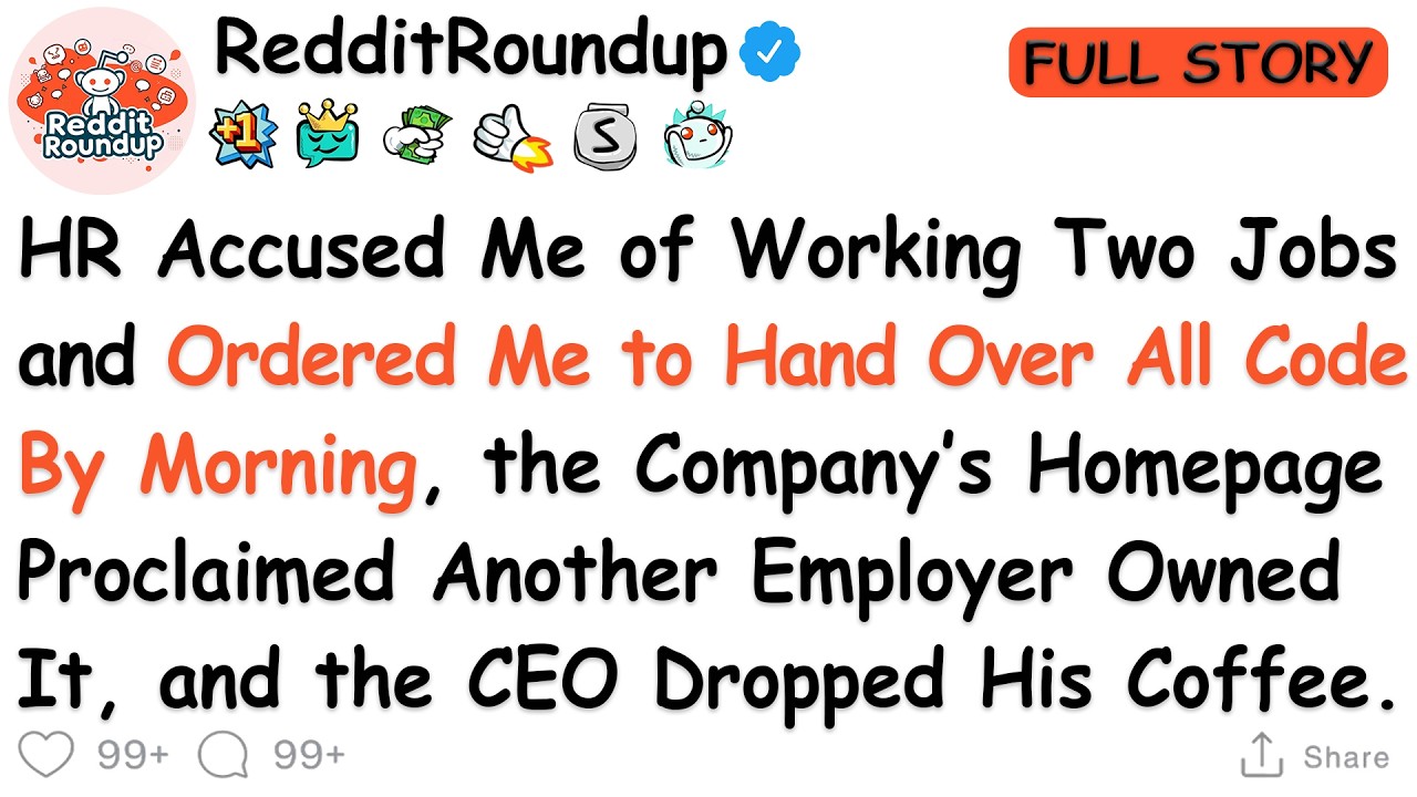 “We Know You’re Working Two Jobs,” HR Said and Demanded My Code—The Next Morning, Their Homepage...