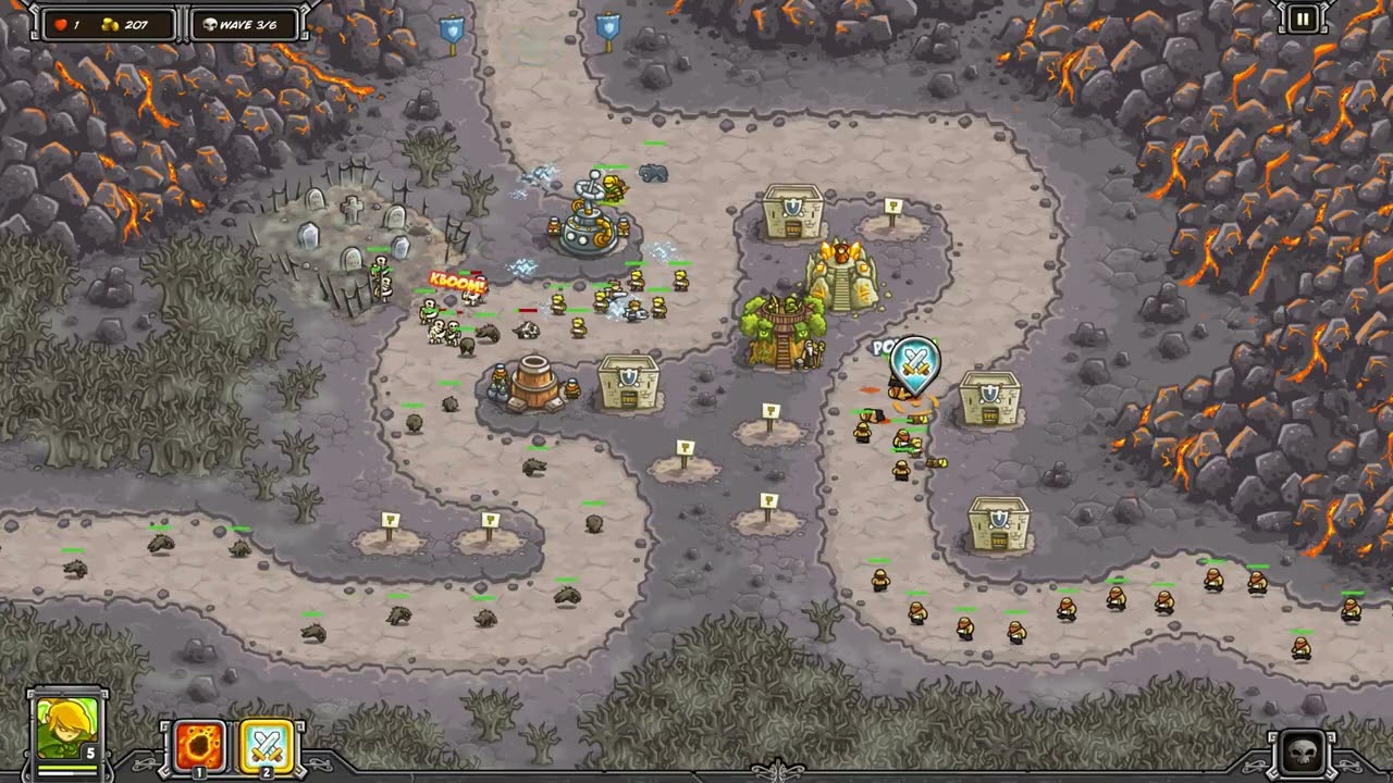 Прохождение игры Kingdom Rush ⚔️ The Wastes 🏜️ Heroic Veteran на 100%