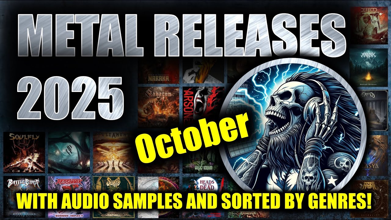 New Metal Albums October  2025 - Preview of Upcoming Metal releases October 2025! #newmetal