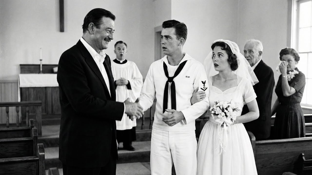 John Wayne Crashed This Sailor's Wedding—What He Left Them Changed Everything