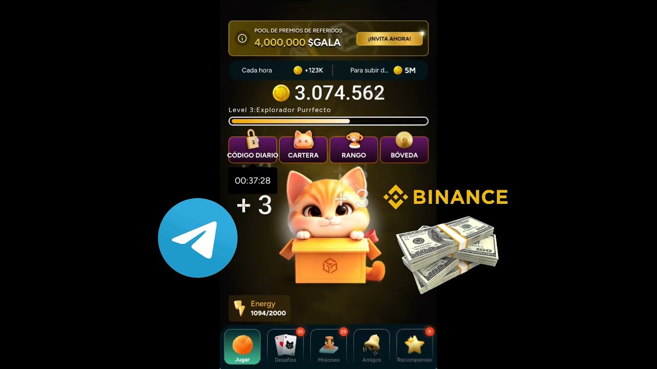 ⭐Gana CRIPTOMONEDAS GRATIS en BINANCE con ESTE BOT de TELEGRAM🤑MINERIA en la NUBE SIN INVERTIR 2025