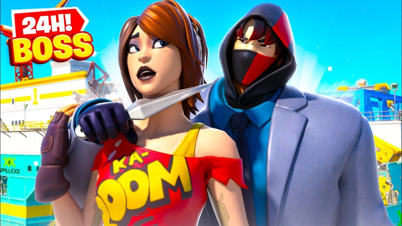 Ich tue so als wäre ich BRUTUS & TNTINA DER BOSS für 24 STUNDEN.. in Fortnite Deutsch