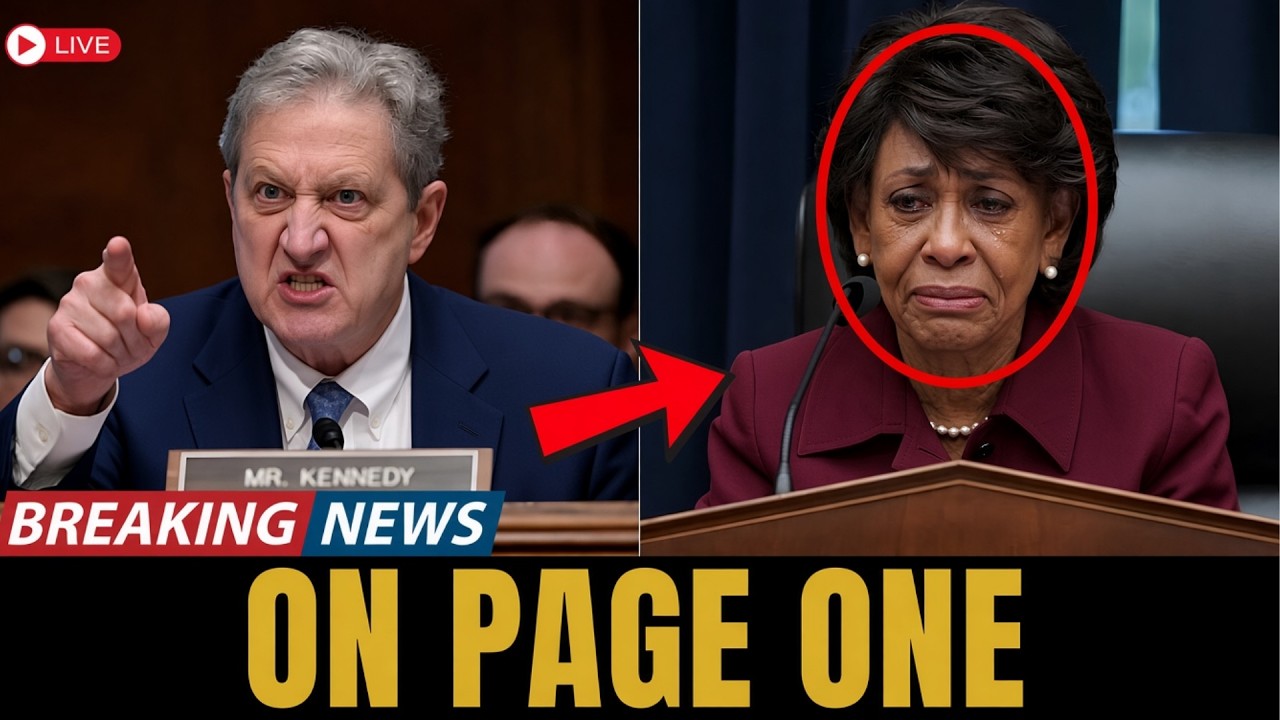 John Kennedy vs Maxine Waters: Heated Exchange on Family Payments and Accountability