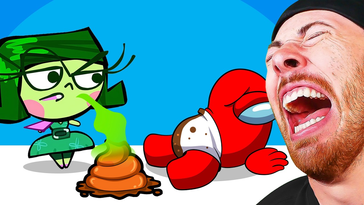 FUNNY ANIMATIONS That will Make you LAUGH (Inside Out 2 Among Us)
