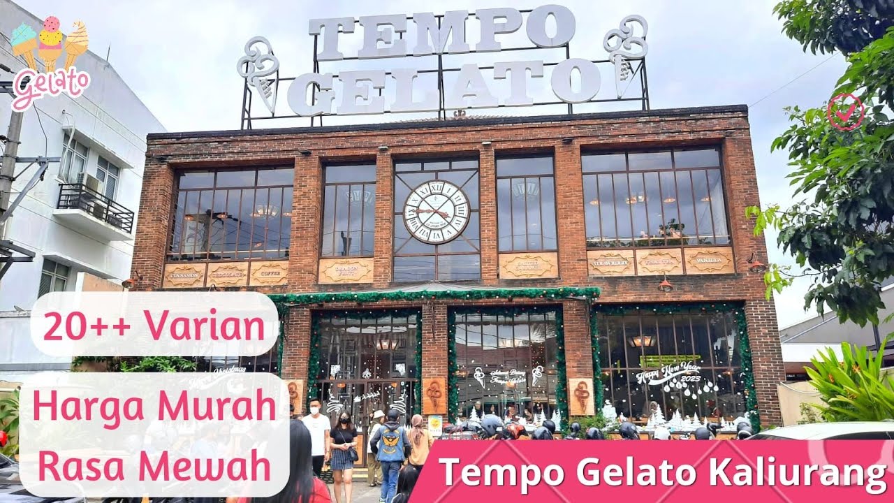 Gelato MURAH Rasa MEWAH || Tempo Gelato Kaliurang Yogyakarta