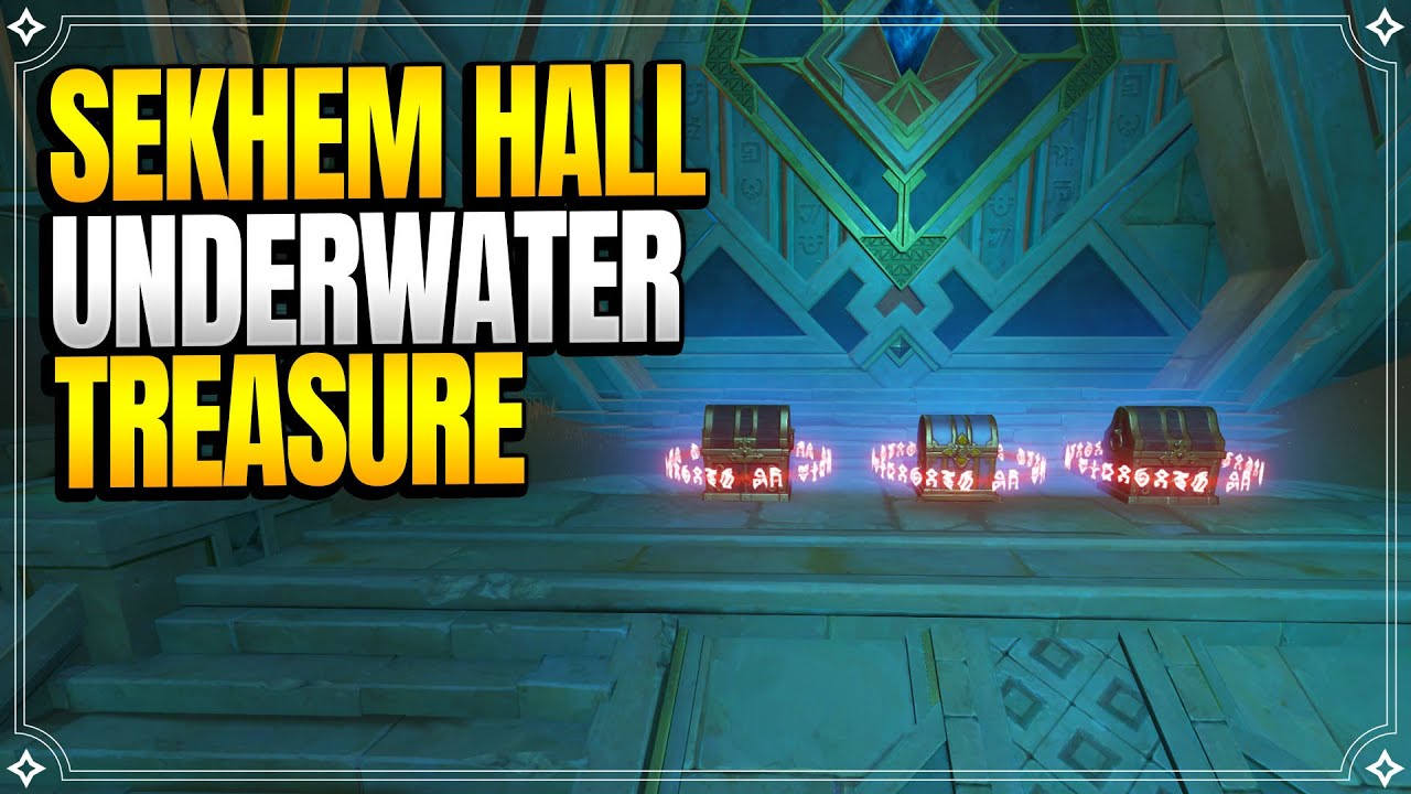 Sekhem Hall Underwater Treasure | World Quests & Puzzles |【Genshin Impact】