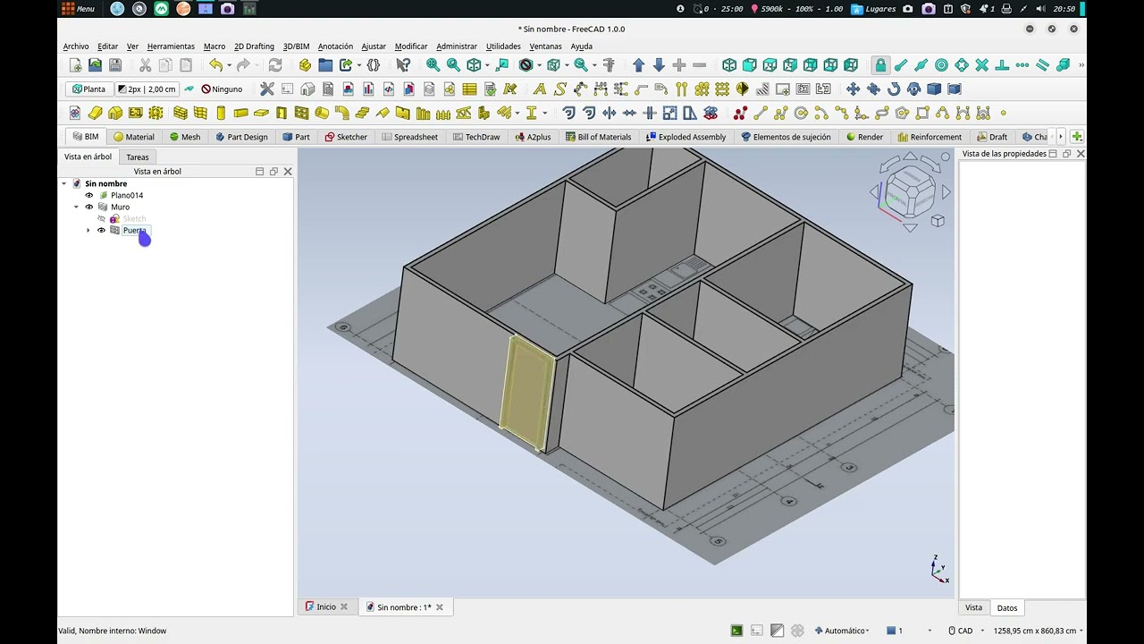 FreeCad BIM Basico