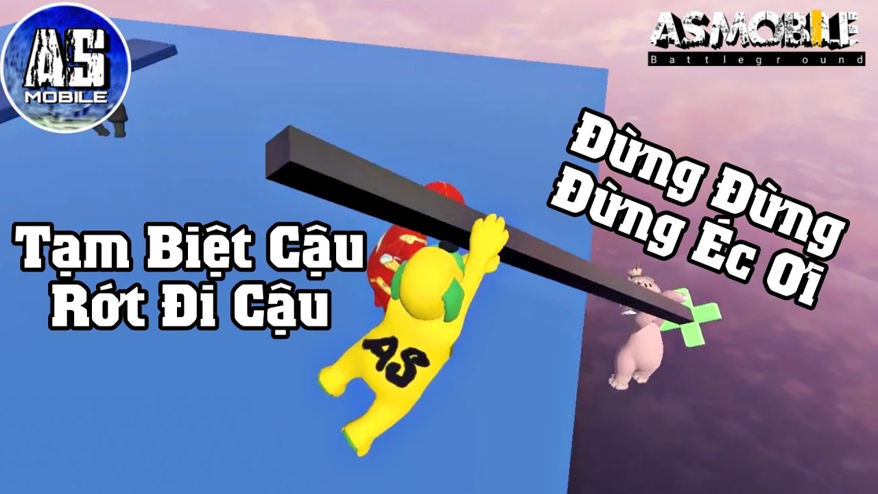 [Human Fall Flat] AS Troll Đồng Đội Cười Té Ghế | AS Mobile