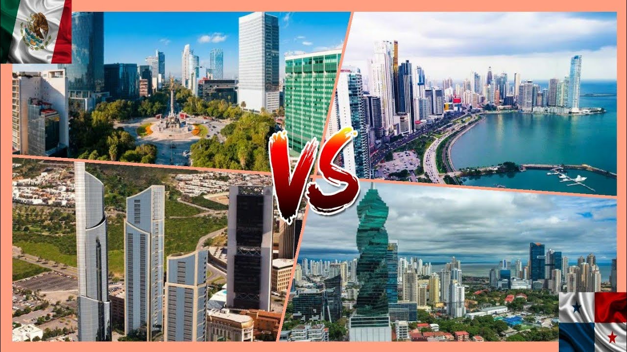 Edificios de M&eacute;xico vs edificios de Panam&aacute;(los m&aacute;s bonitos)