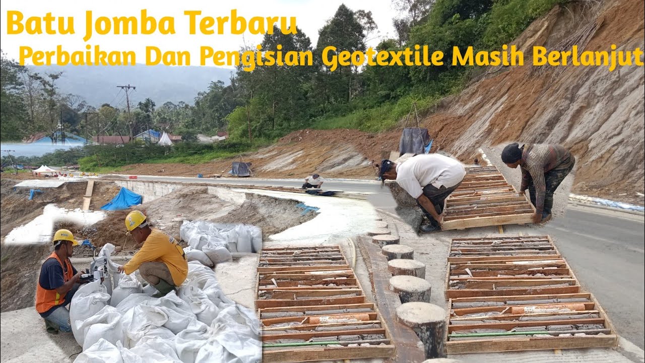 Batu Jomba Terbaru ll Perbaikan Batu Jomba Terus Berlanjut Pengeboran Bahu Jalan Sudah Finis