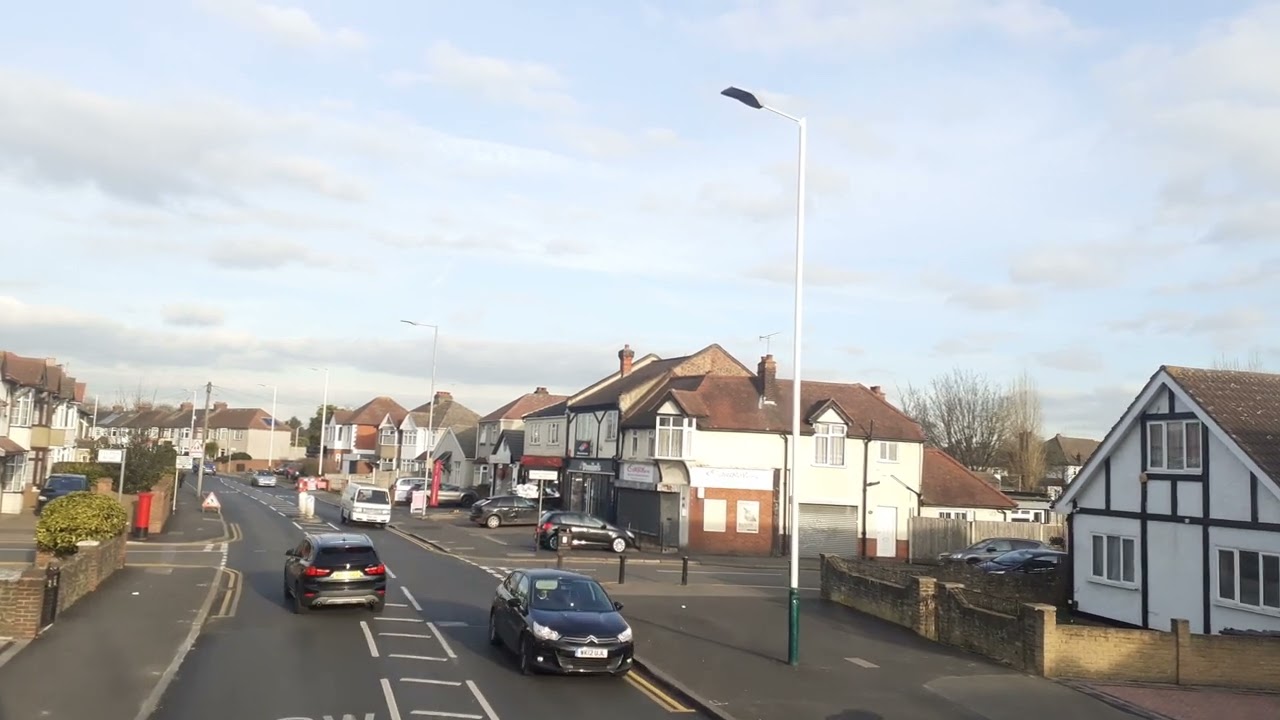 Full Journey on the Bus Route 674 - Romford Station - Harold Hill, Dagnam Park Square.