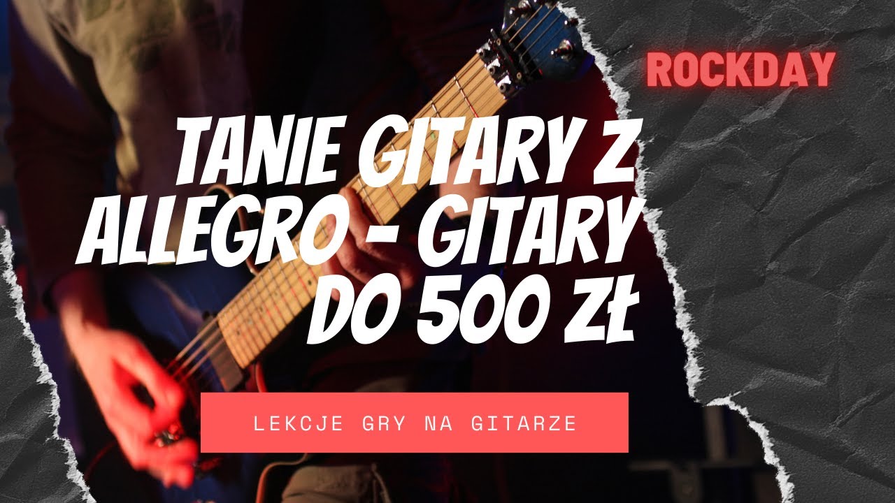 Tanie Gitary z Allegro - Gitary do 500 zł cz 5/6