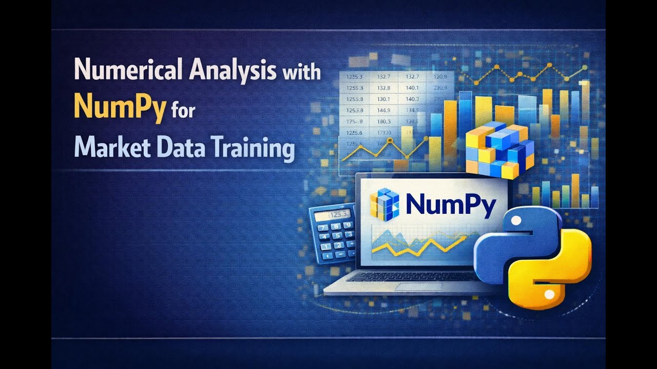 Numerical Analysis with NumPy for Market Data Training