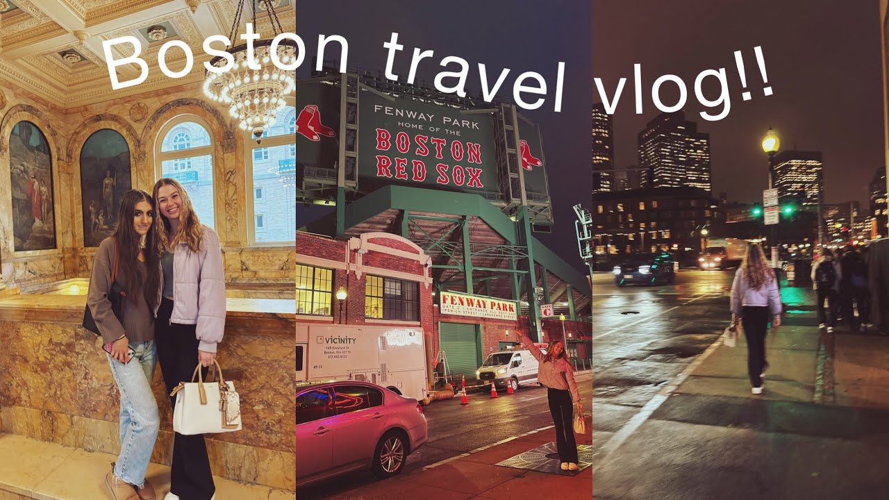 Let’s go to BOSTON!! Travel vlog ✨ | Gabby’s Gallery
